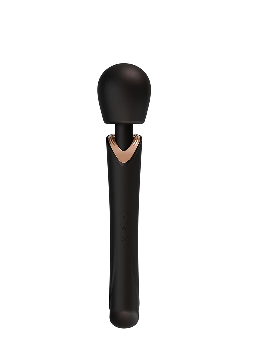 Masażer różdżka Perfect Wand Black – 30 cm, silikon