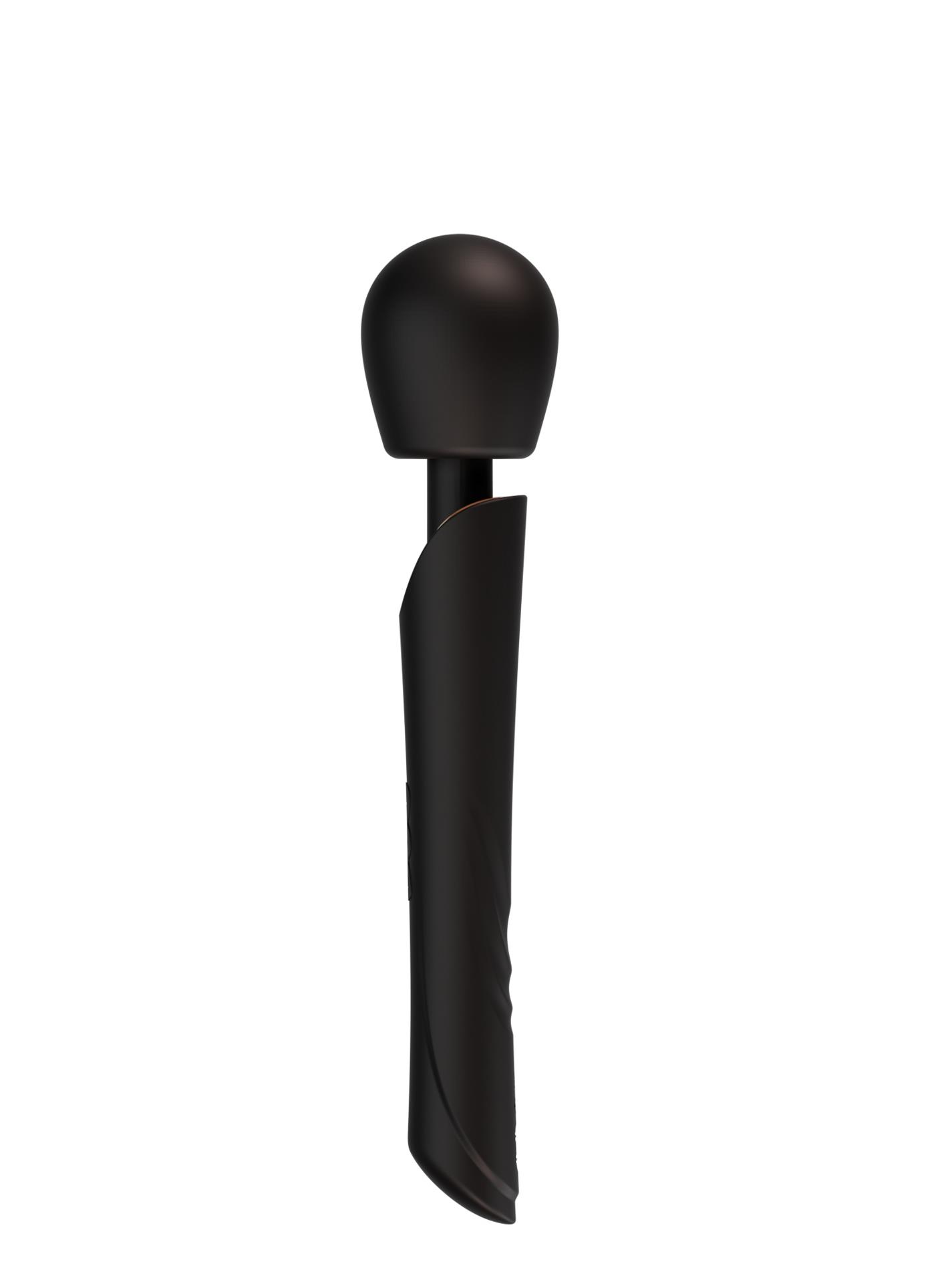 Masażer różdżka Perfect Wand Black – 30 cm, silikon — zdjęcie 2