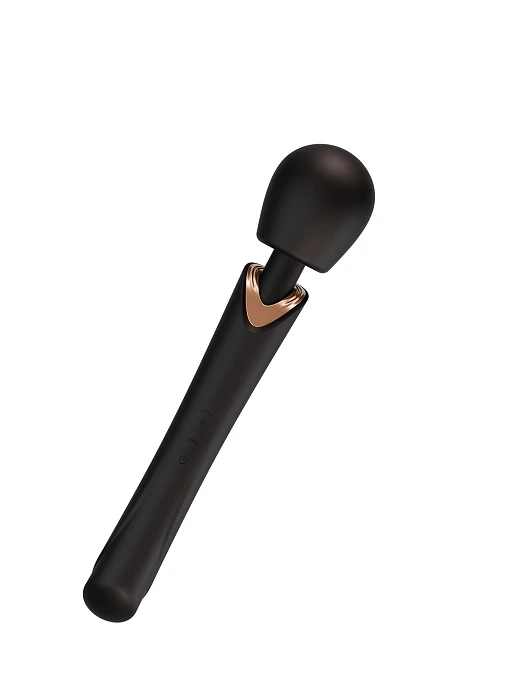 Masażer różdżka Perfect Wand Black – 30 cm, silikon — zdjęcie 4