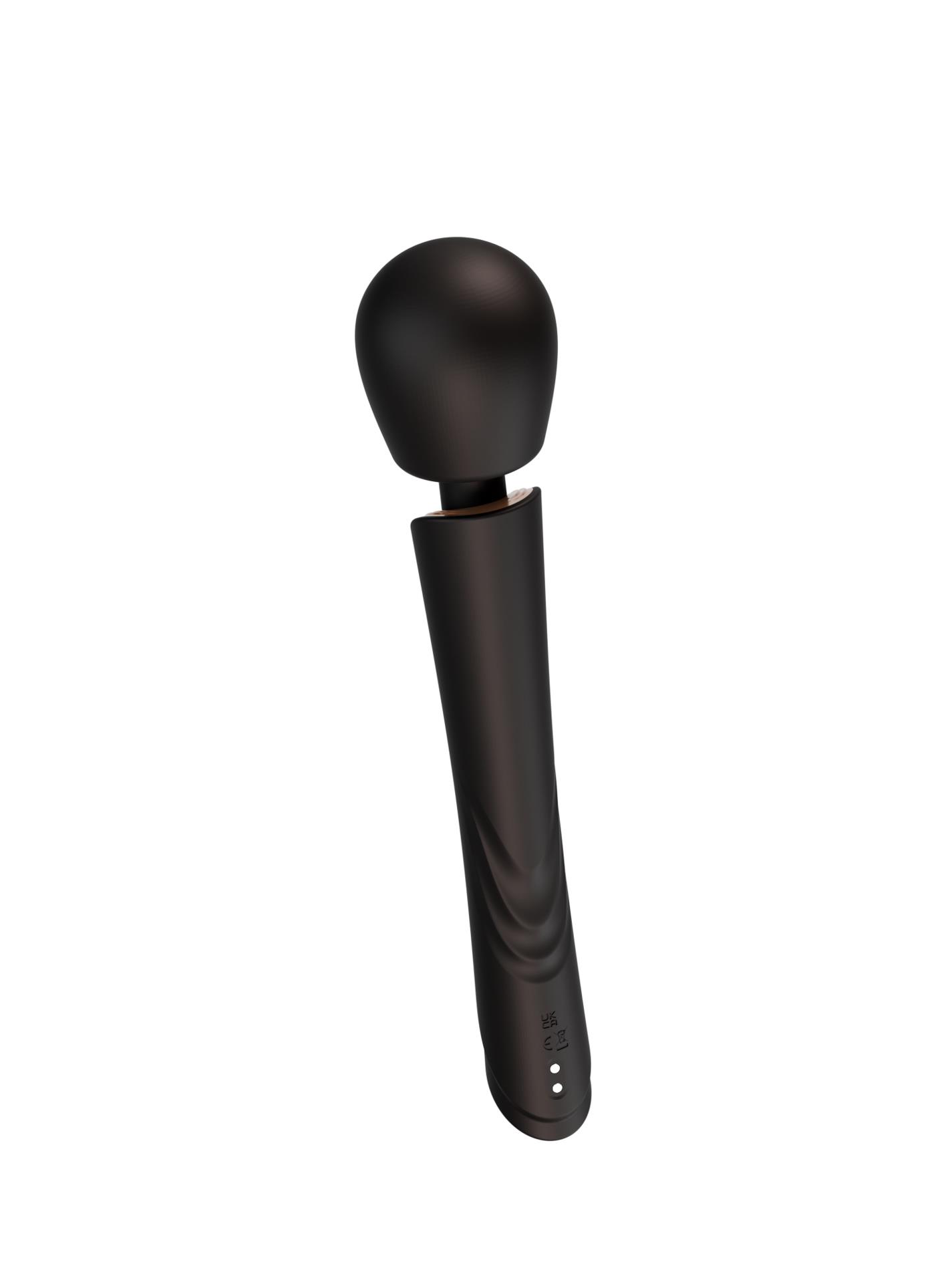 Masażer różdżka Perfect Wand Black – 30 cm, silikon — zdjęcie 6