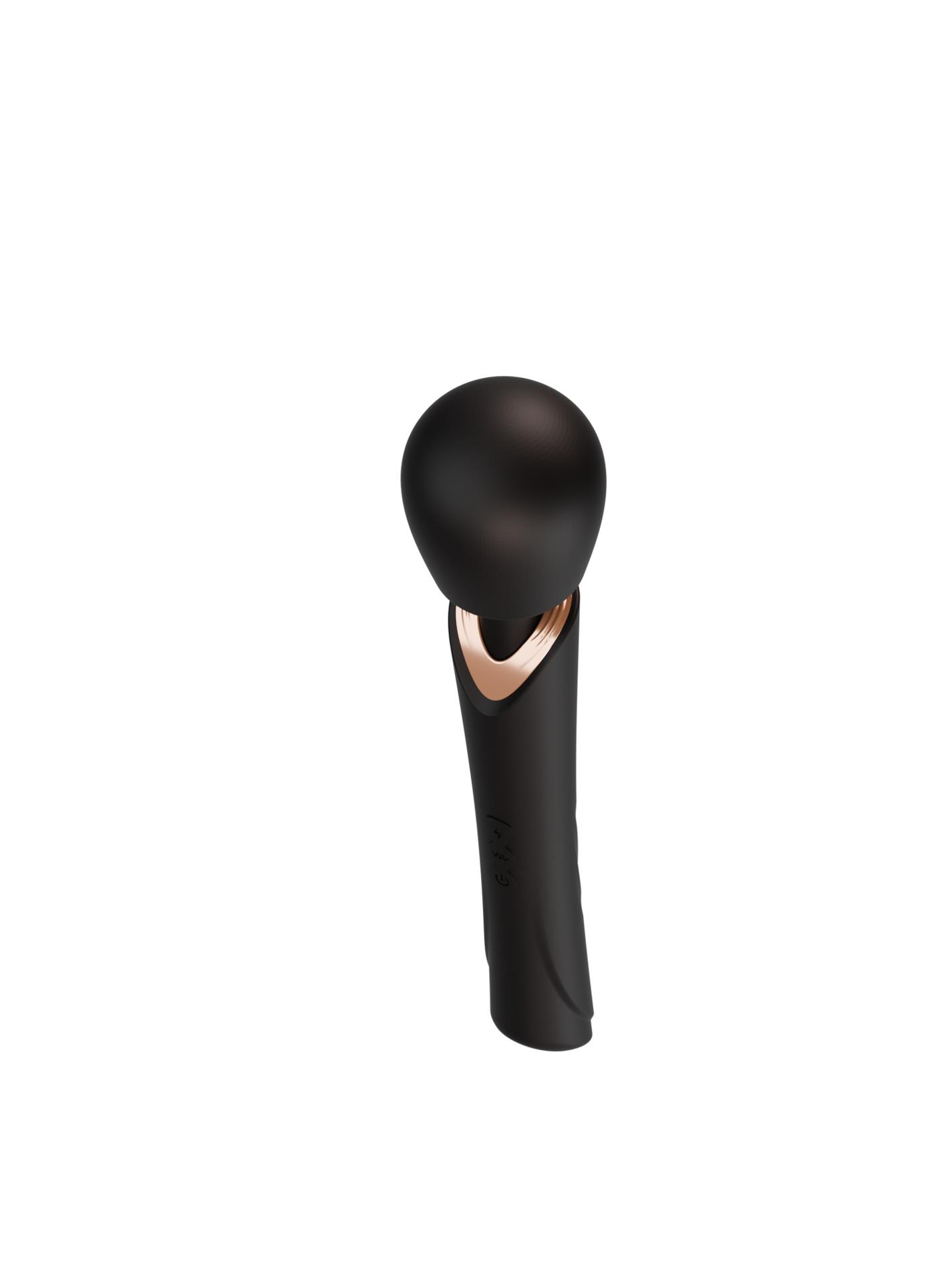 Masażer różdżka Perfect Wand Black – 30 cm, silikon — zdjęcie 8