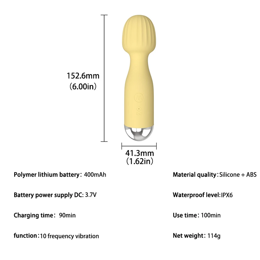 Mini masażer wibracyjny – 10 trybów, 15,3 cm — zdjęcie 6