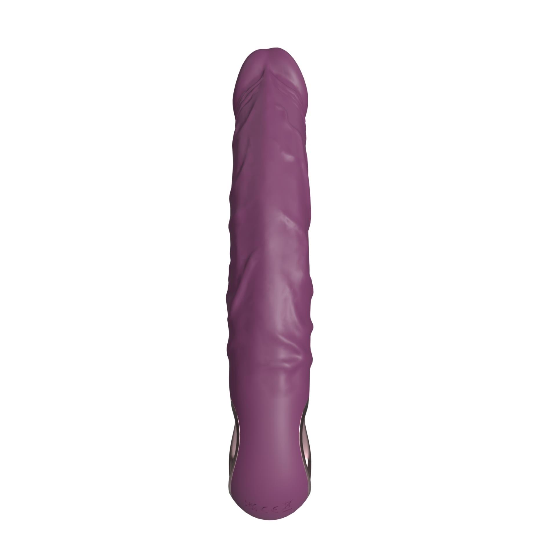 Wibrator realistyczny PURPLE – 10 trybów, USB — zdjęcie 5