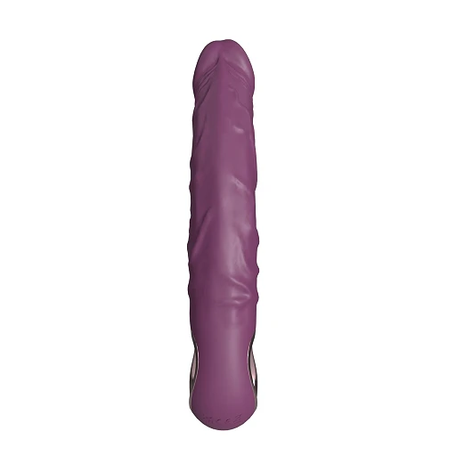 Wibrator realistyczny PURPLE – 10 trybów, USB — zdjęcie 5
