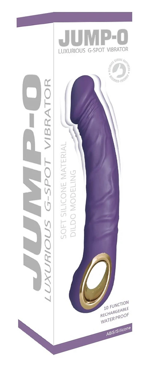 Wibrator realistyczny PURPLE – 10 trybów, USB — zdjęcie 8