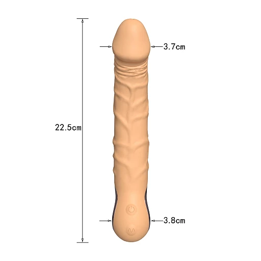 Wibrator Jump-O Flesh – 10 trybów, silikon, USB — zdjęcie 6
