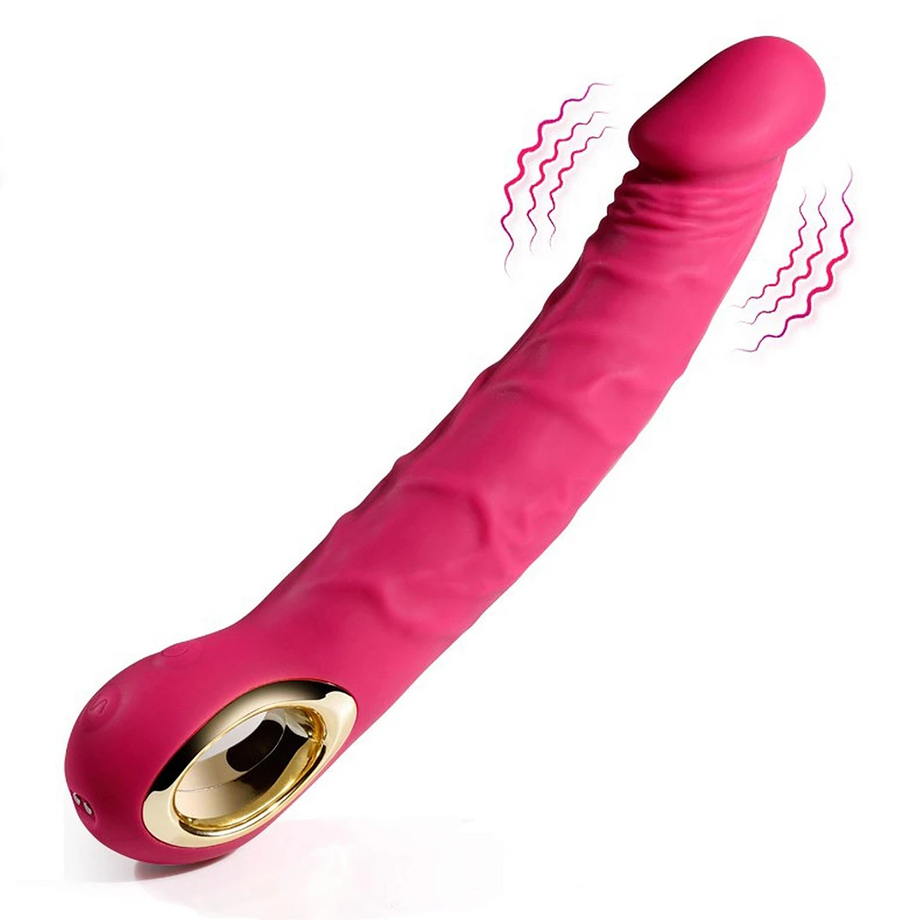 Wibrator realistyczny Pink - 10 trybów, silikon