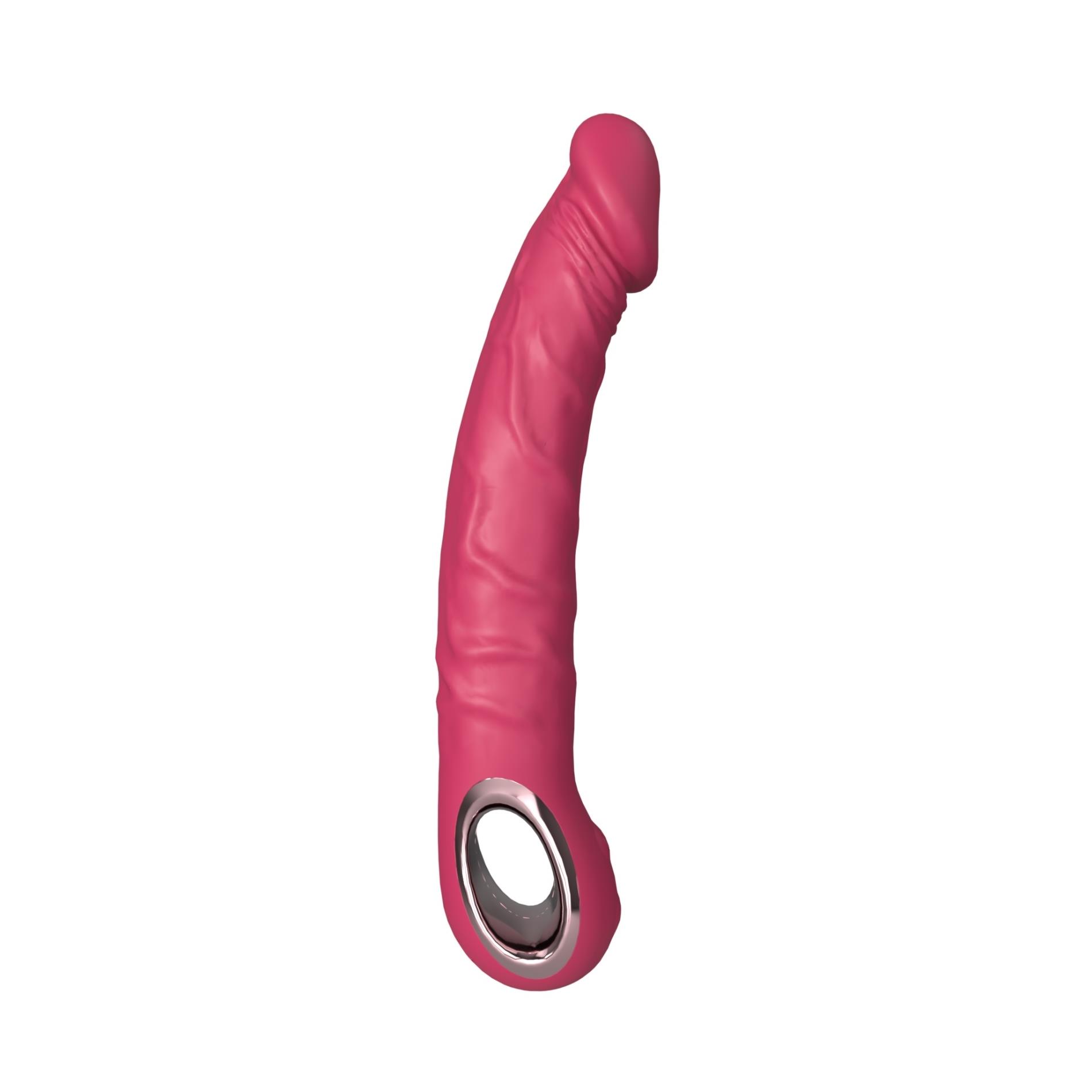 Wibrator realistyczny Pink - 10 trybów, silikon — zdjęcie 2