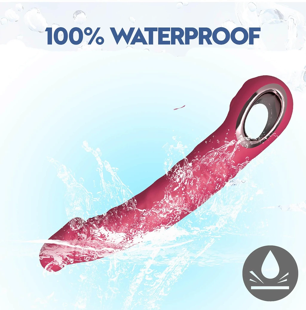 Wibrator realistyczny Pink - 10 trybów, silikon — zdjęcie 12