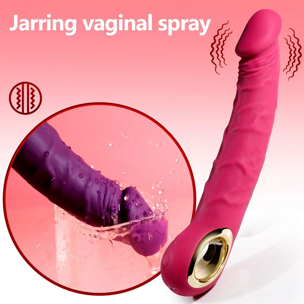 Wibrator realistyczny Pink - 10 trybów, silikon — zdjęcie 14