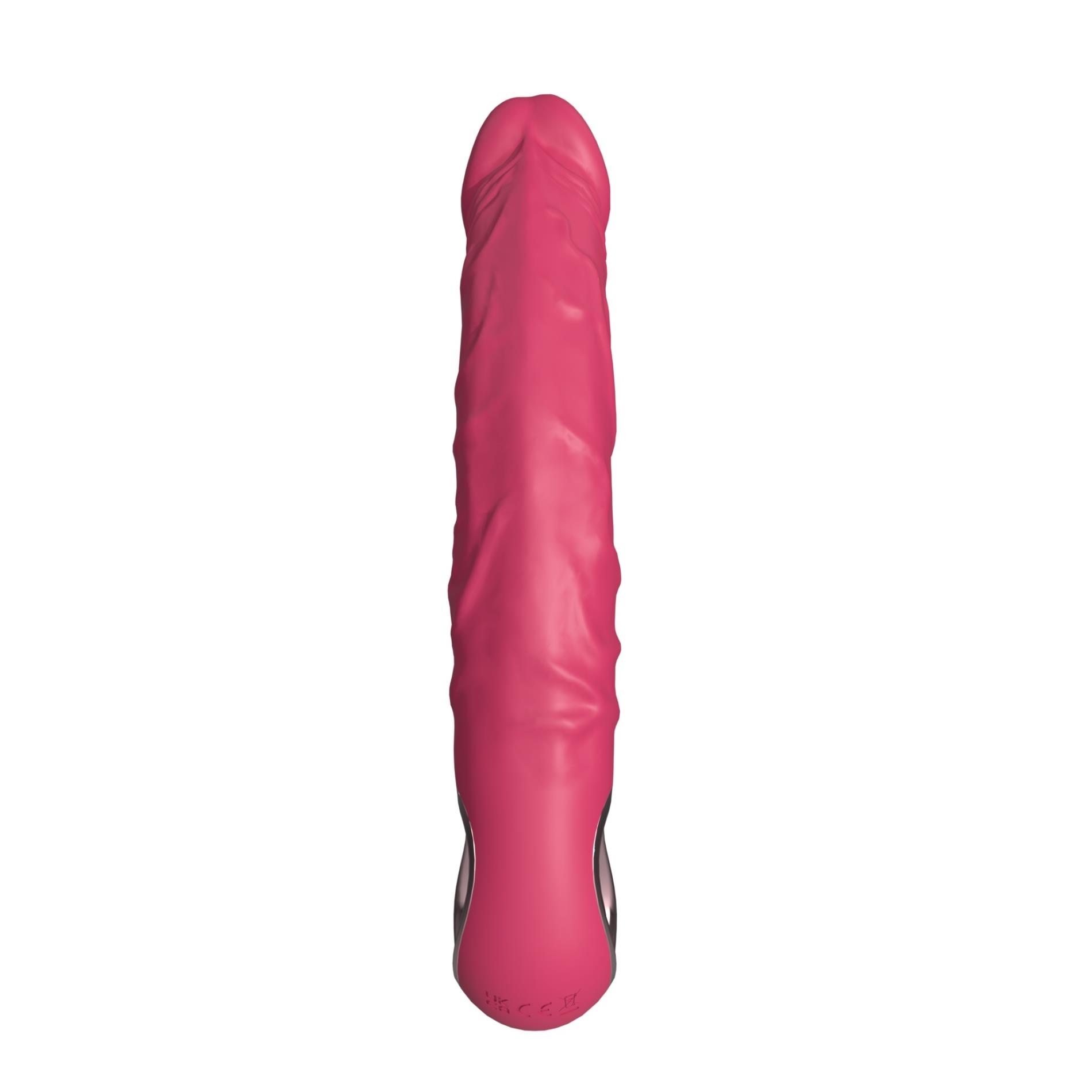 Wibrator realistyczny Pink - 10 trybów, silikon — zdjęcie 3