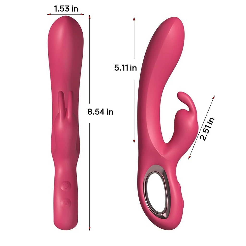 Wibrator króliczek Rabbit Gentleman – 10 trybów, 21,7 cm — zdjęcie 2