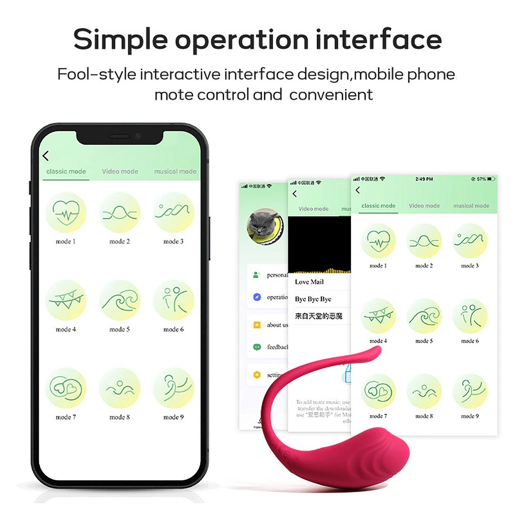 Jajeczko wibrujące App Love Egg – sterowanie aplikacją — zdjęcie 7