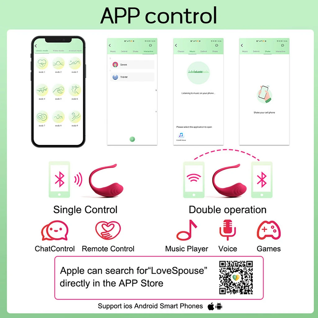 Jajeczko wibrujące App Love Egg – sterowanie aplikacją — zdjęcie 9