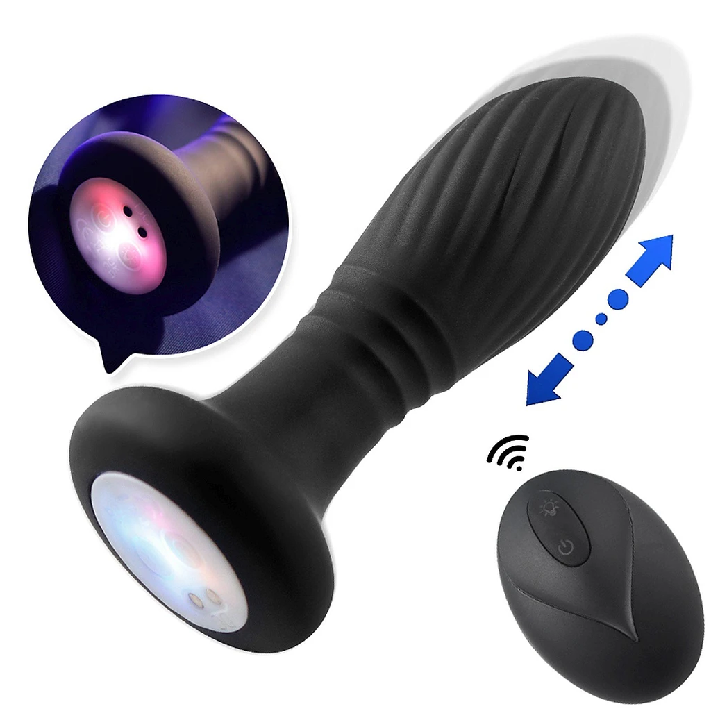 Plug analny Lighting - 9 trybów wibracji — zdjęcie 2
