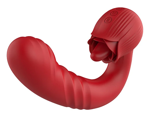 Wibrator pulsujący Rose – 10× thrust, 10× wibracje