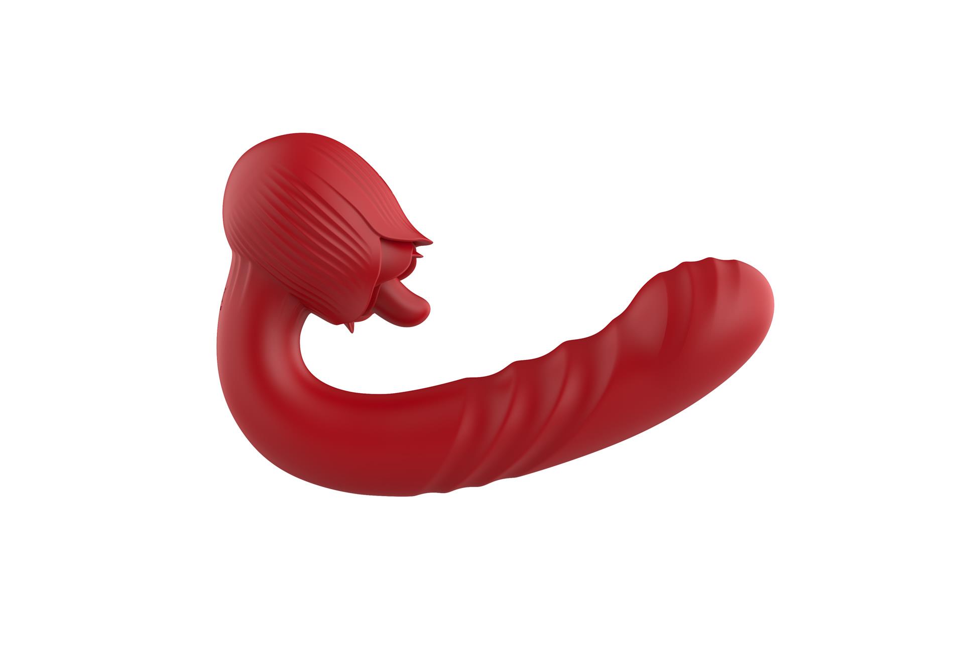 Wibrator pulsujący Rose – 10× thrust, 10× wibracje — zdjęcie 2