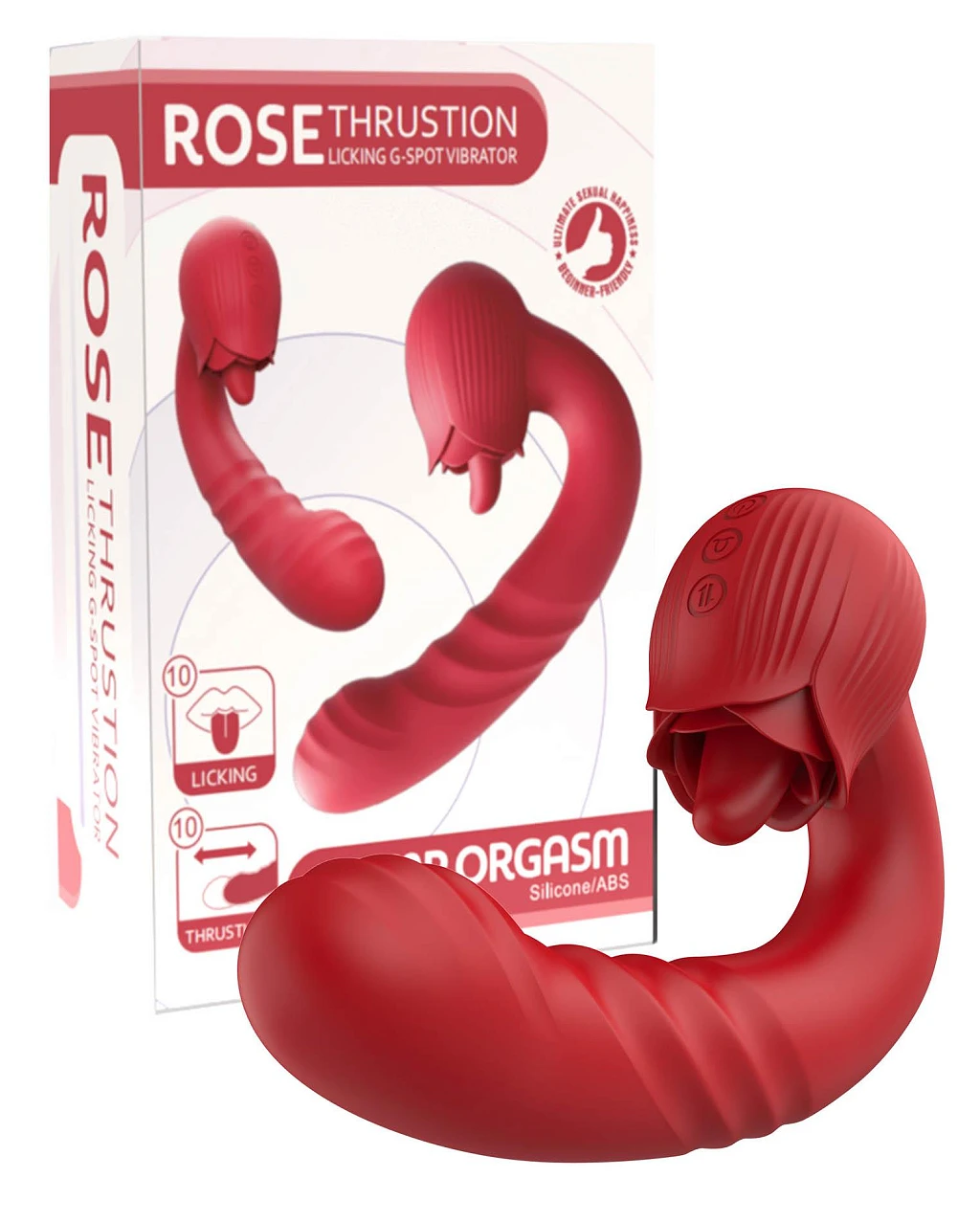 Wibrator pulsujący Rose – 10× thrust, 10× wibracje — zdjęcie 12