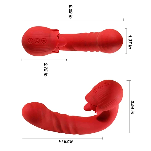 Wibrator pulsujący Rose – 10× thrust, 10× wibracje — zdjęcie 13