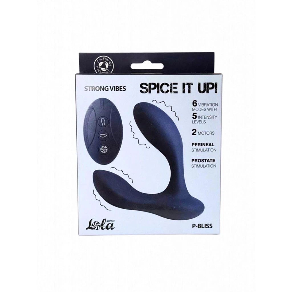 Masażer prostaty Lola games P‑Bliss - 2 silniki, USB