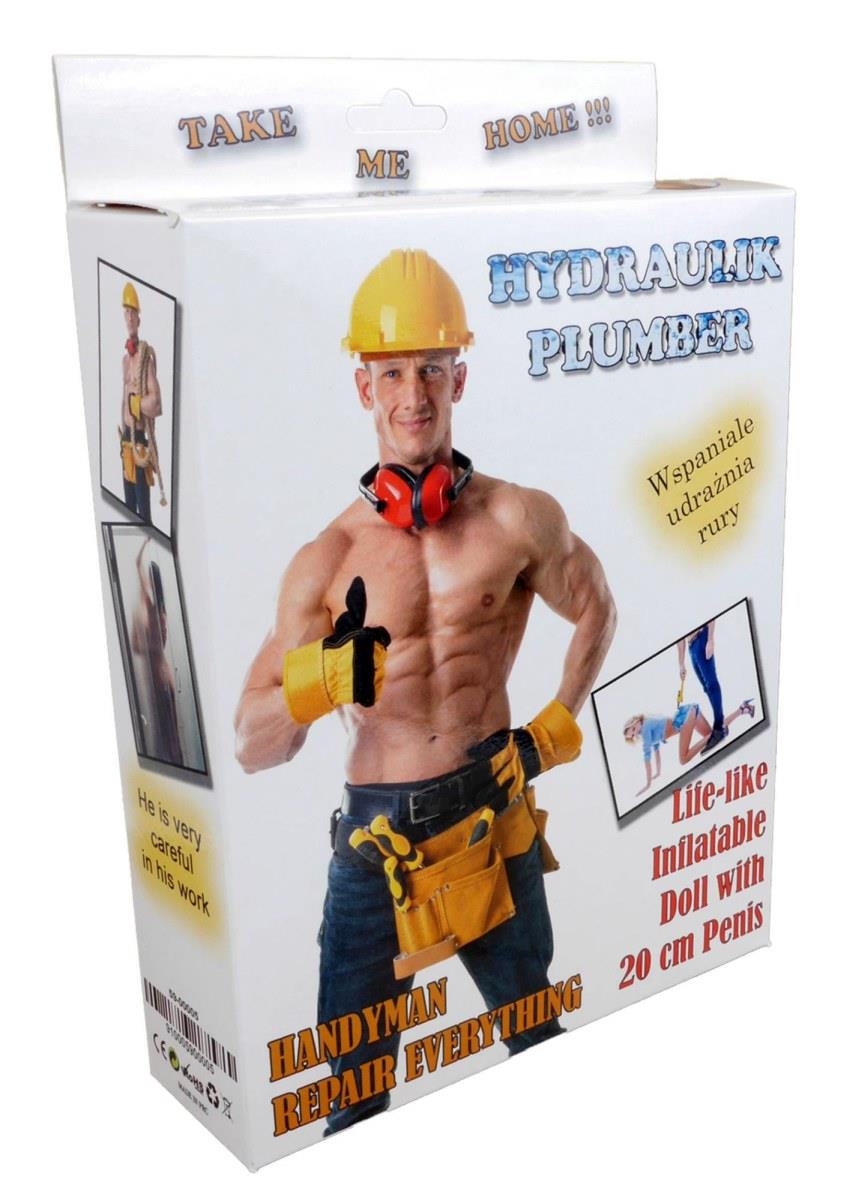 Lalka dmuchana Hydraulik - naturalnej wielkości — zdjęcie 4