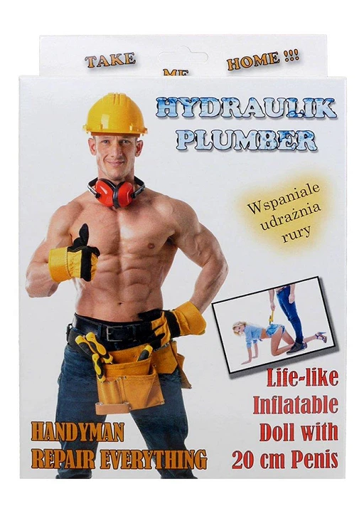 Lalka dmuchana Hydraulik - naturalnej wielkości — zdjęcie 5