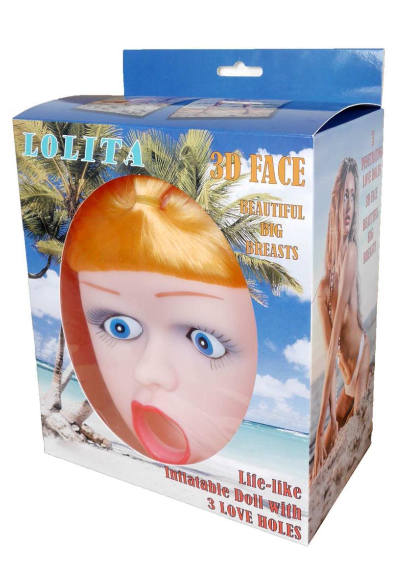 Lalka dmuchana Lolita 3D - PVC/TPR — zdjęcie 2