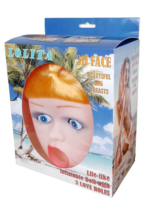 Lalka dmuchana Lolita 3D - PVC/TPR — zdjęcie 2