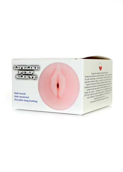 Pompka próżniowa LifeLike Pump Sleeve 02 - TPE cielisty — zdjęcie 8