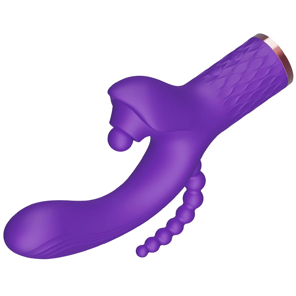 Wibrator króliczek Patty – 7 trybów, kulka i USB — zdjęcie 3