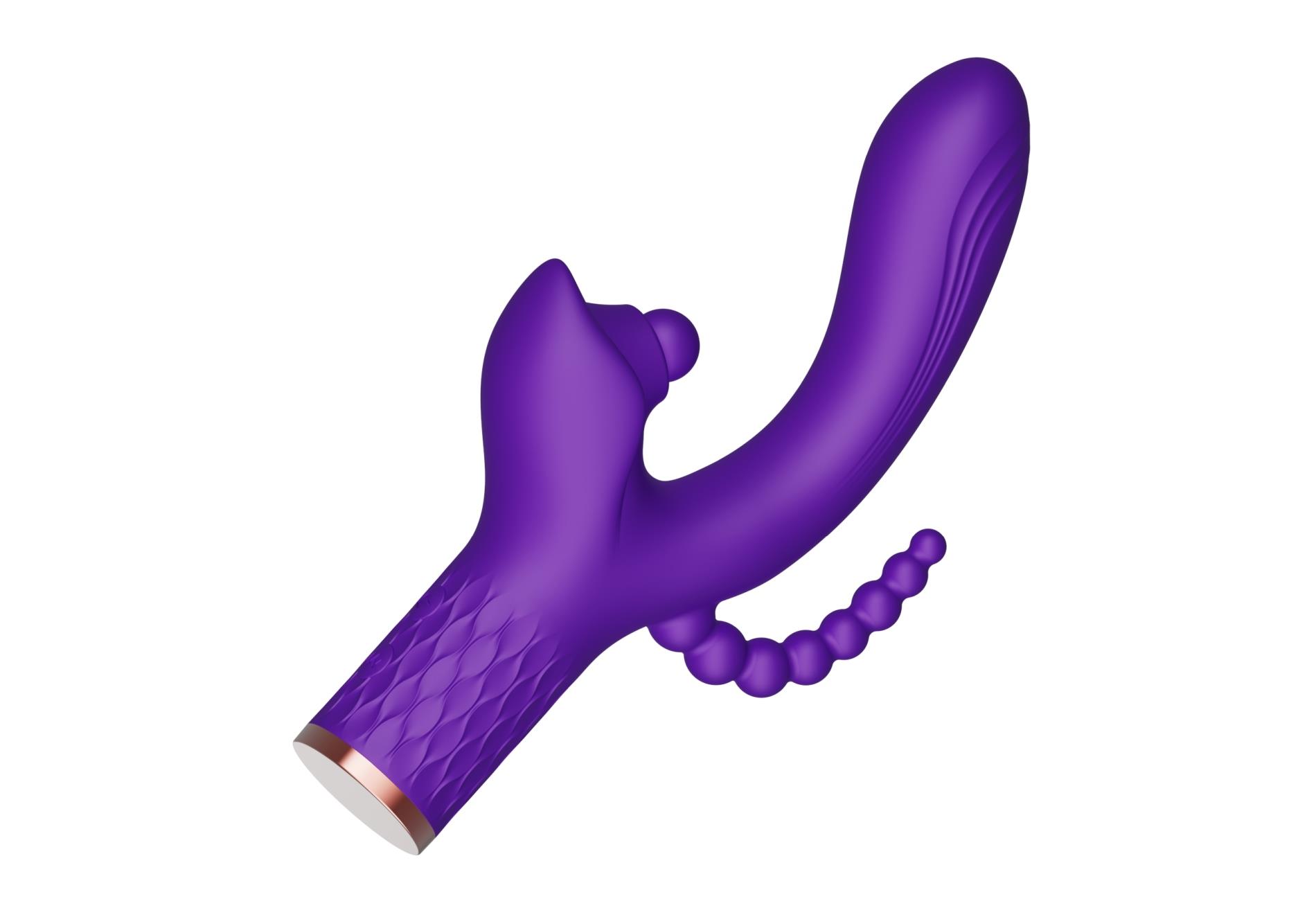Wibrator króliczek Patty – 7 trybów, kulka i USB — zdjęcie 10