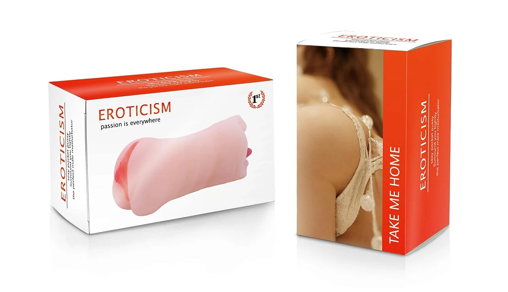 Masturbator Double Head – usta i pochwa, kompaktowy — zdjęcie 5