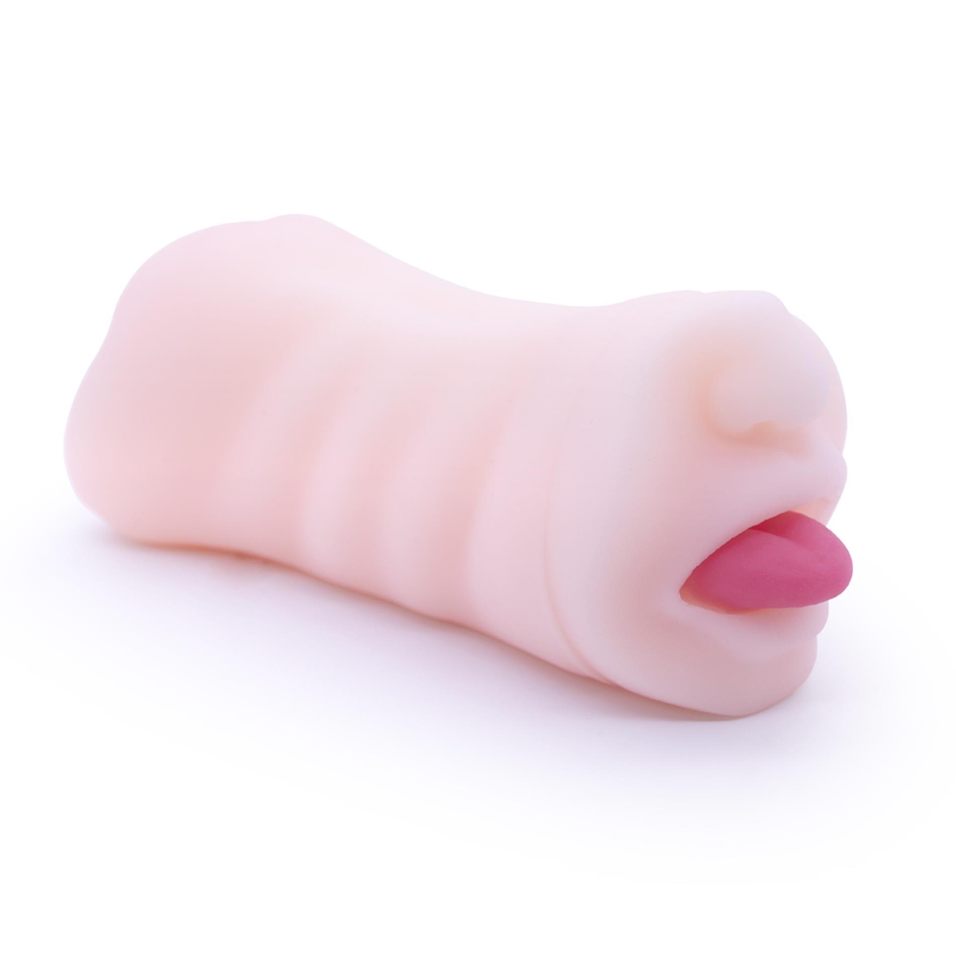 Masturbator Double Head – usta i pochwa, kompaktowy — zdjęcie 1