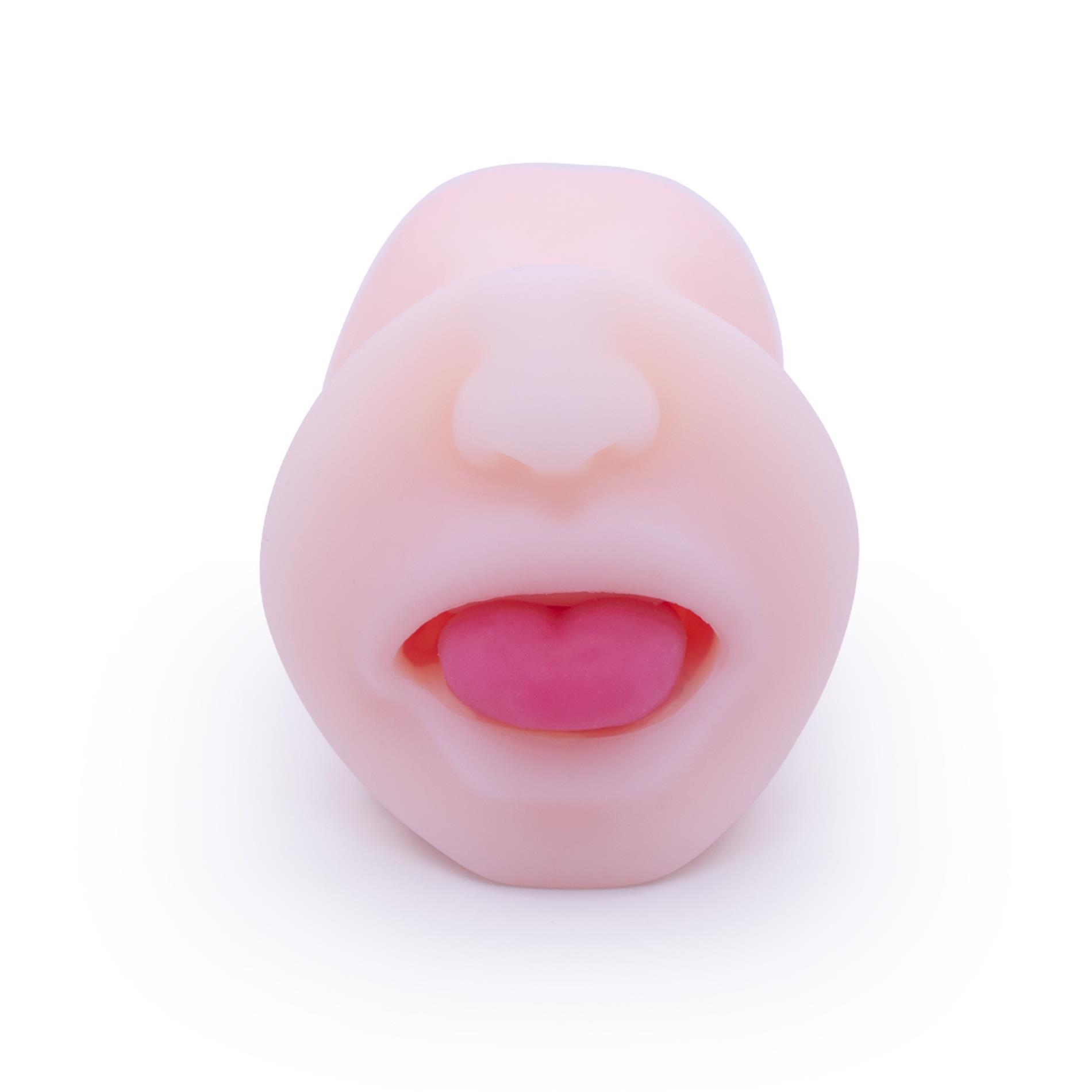 Masturbator Double Head – usta i pochwa, kompaktowy — zdjęcie 2