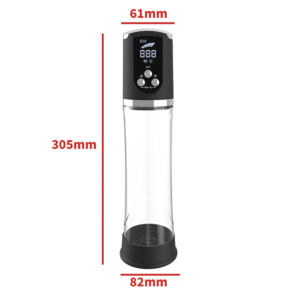 Pompka próżniowa Passion Pump - wodoodporna, LCD — zdjęcie 13