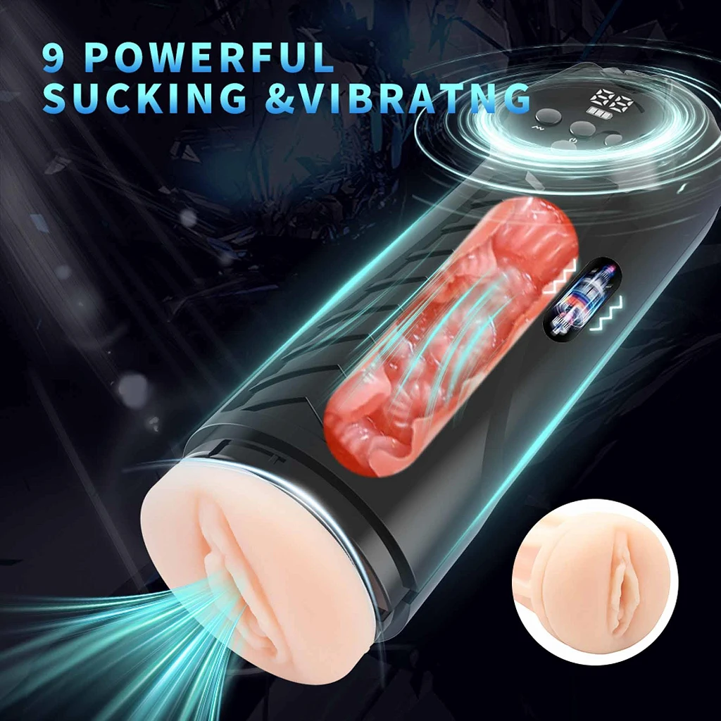 Masturbator Luxury 04 – wibracje i ssanie, ładowanie USB-C — zdjęcie 11