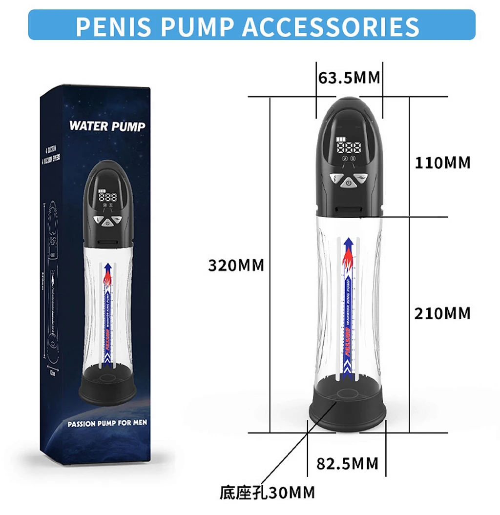 Pompka próżniowa PASSION PUMP - wodoodporna LCD — zdjęcie 13
