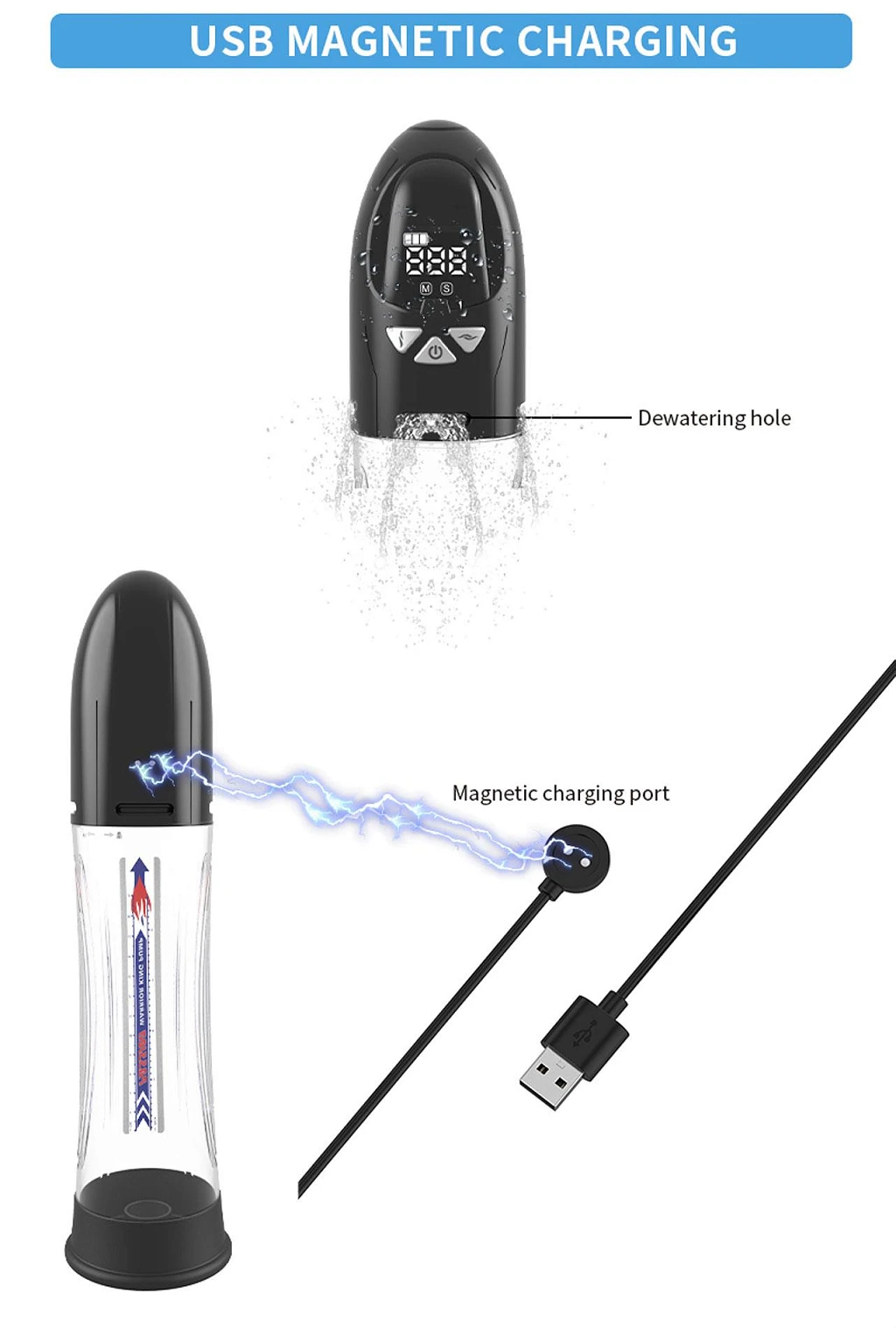 Pompka próżniowa PASSION PUMP - wodoodporna LCD — zdjęcie 16