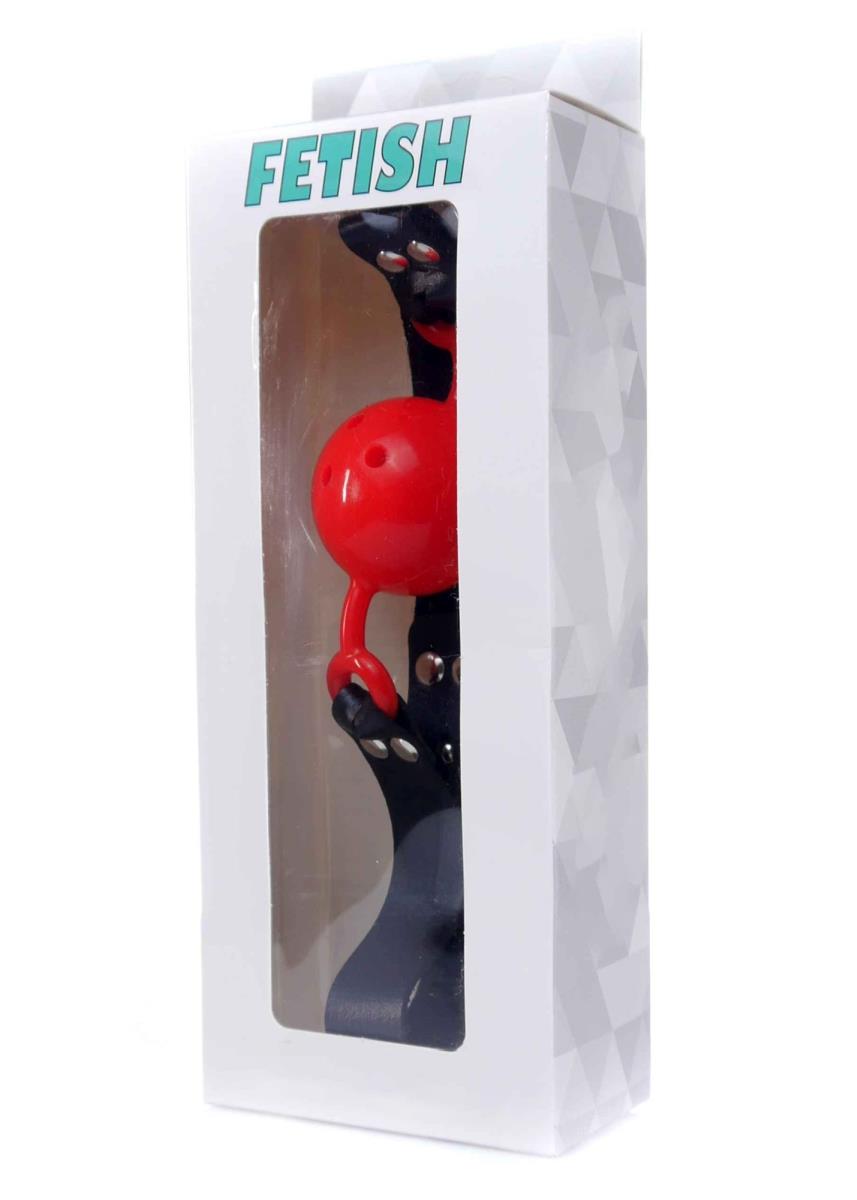 Knebel z kulką Fetish B Series – z otworami oddechowymi — zdjęcie 6