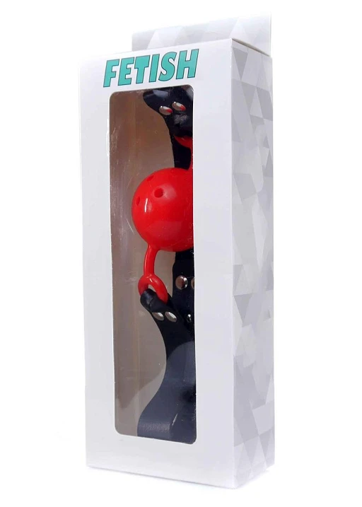 Knebel z kulką Fetish B Series – z otworami oddechowymi — zdjęcie 6