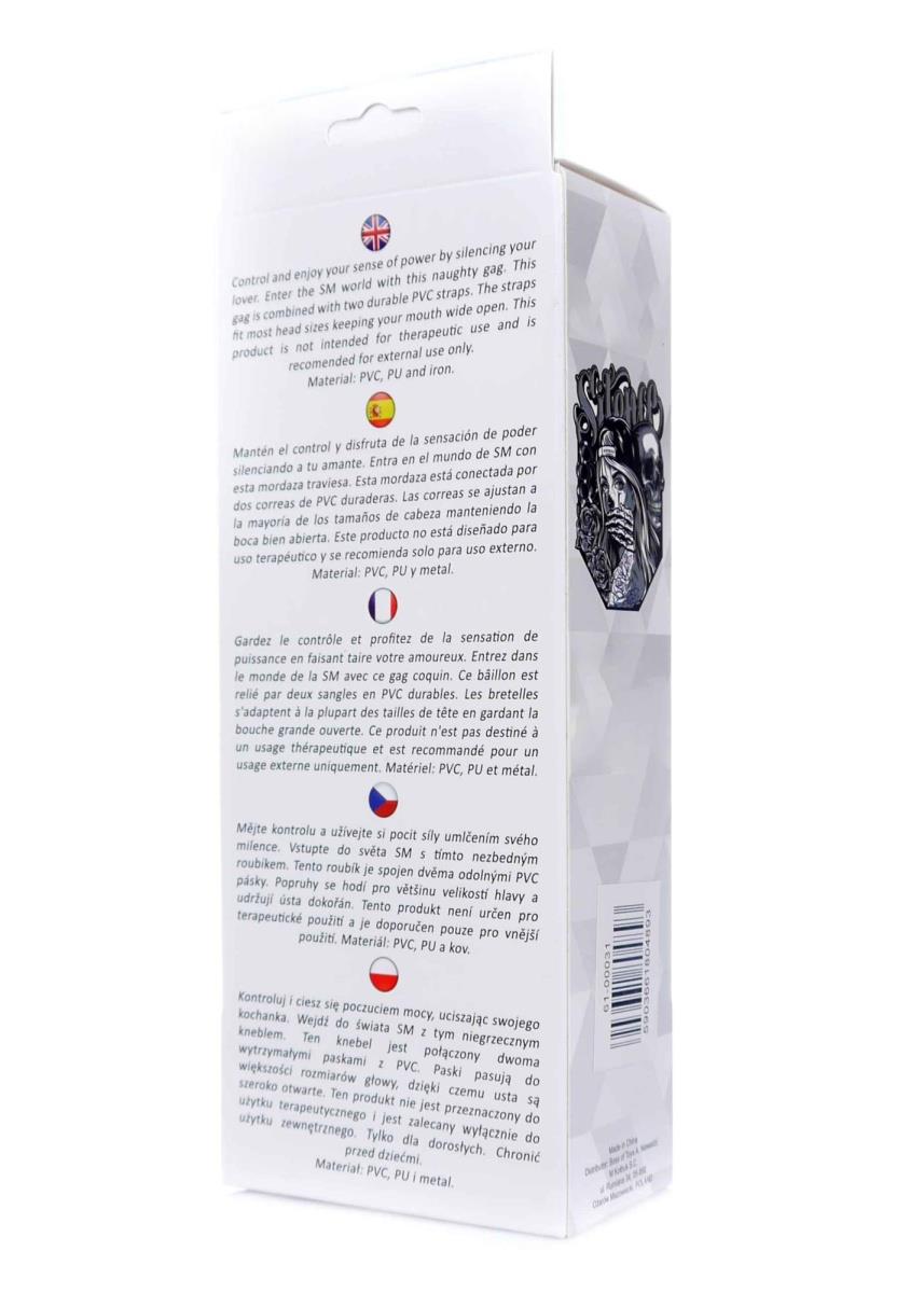 Knebel z kulką Fetish B Series – z otworami oddechowymi — zdjęcie 7