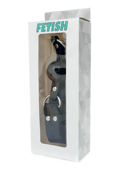 Knebel z kulką Fetish B-Series – wentylowana kulka, regulowany pasek — zdjęcie 7