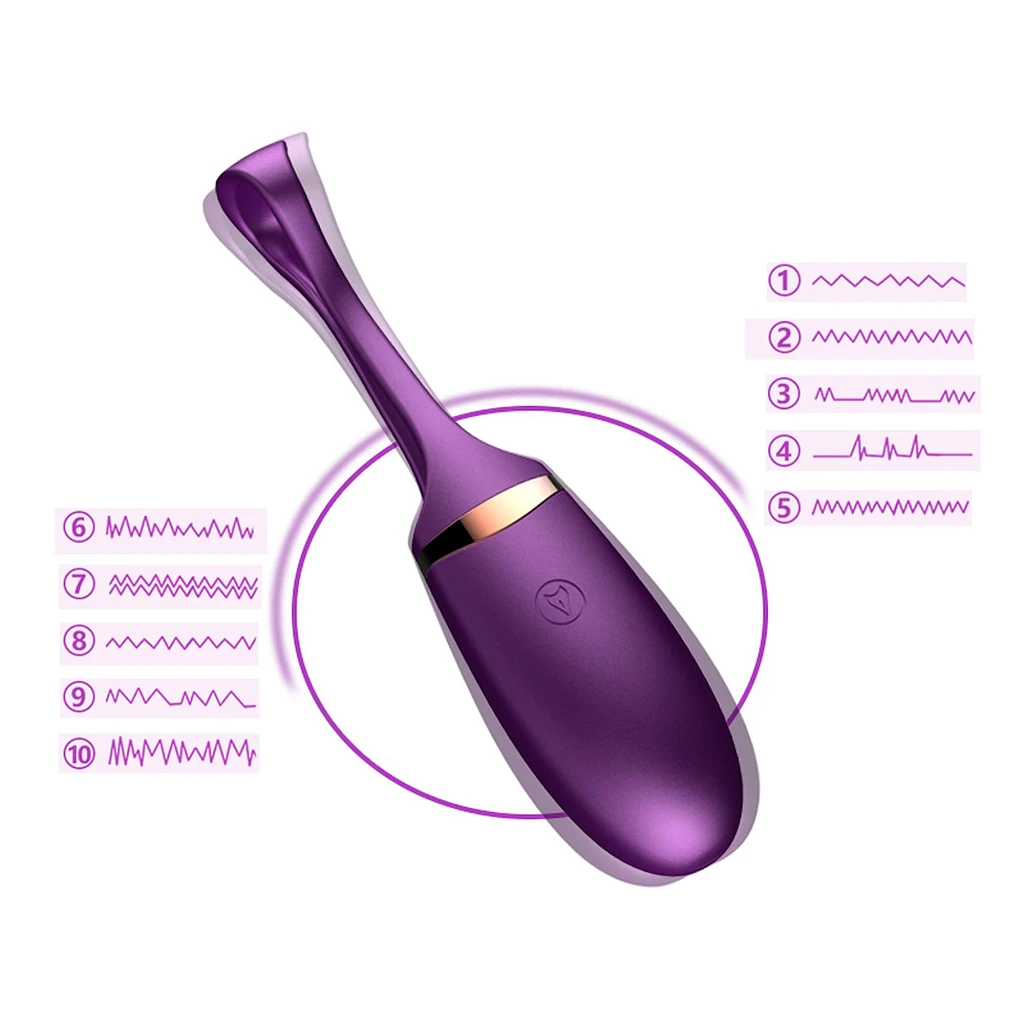 Jajko wibrujące Love Egg – 10 trybów, pilot i USB — zdjęcie 8