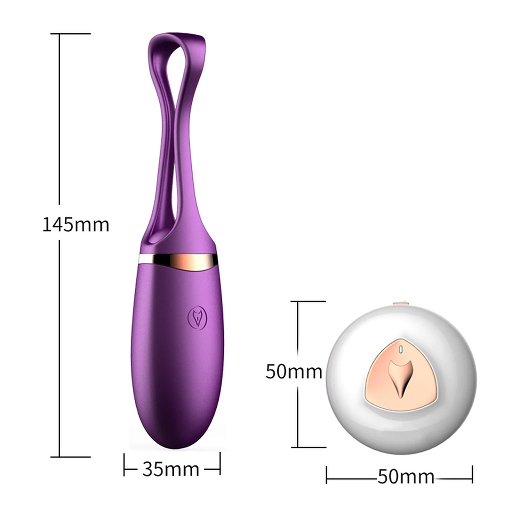 Jajko wibrujące Love Egg – 10 trybów, pilot i USB — zdjęcie 7