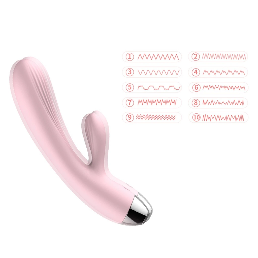 Wibrator króliczek B Series – silikon, 10 trybów, grzanie — zdjęcie 3