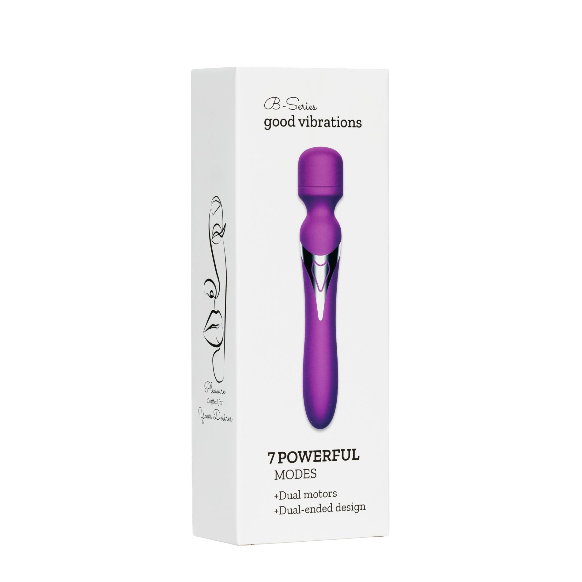 Masażer dwustronny Dual Massager – 7+7 trybów, silikon — zdjęcie 8