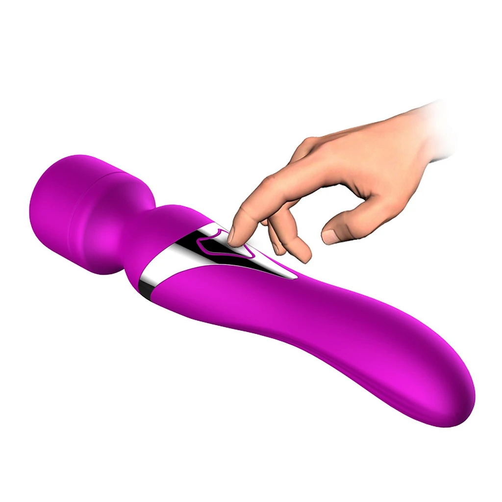 Masażer dwustronny Dual Massager – 7+7 trybów, silikon — zdjęcie 3
