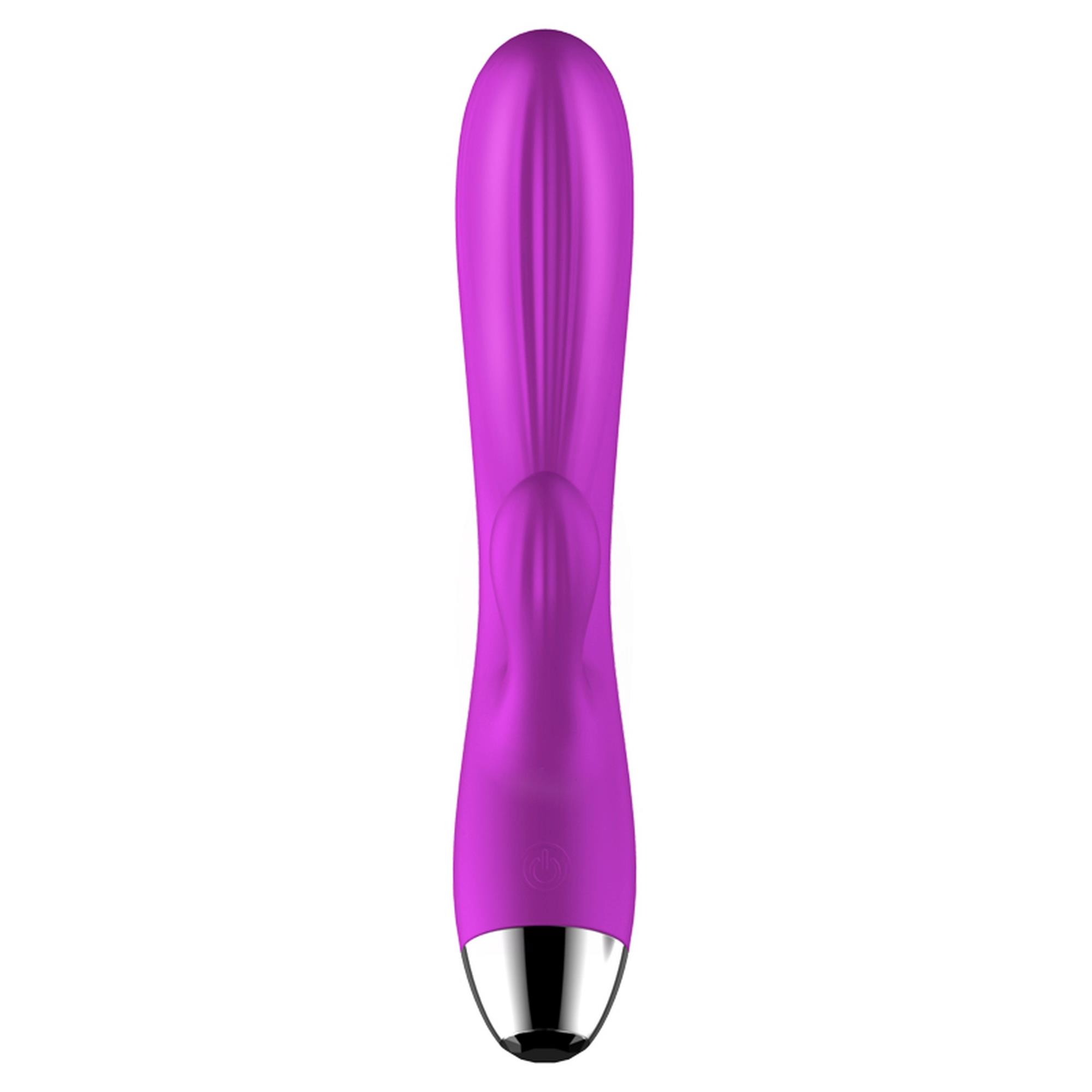 Wibrator króliczek Silicone Vibrator and Pulsator – grzanie, 7+7 — zdjęcie 15