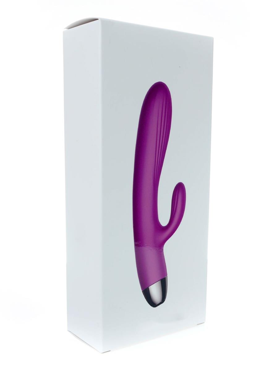 Wibrator króliczek Silicone Vibrator and Pulsator – grzanie, 7+7 — zdjęcie 16