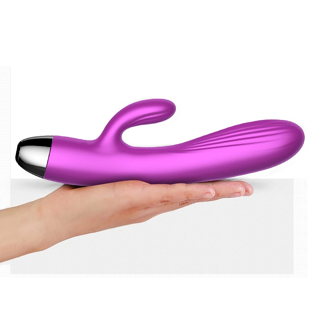 Wibrator króliczek Silicone Vibrator and Pulsator – grzanie, 7+7 — zdjęcie 4